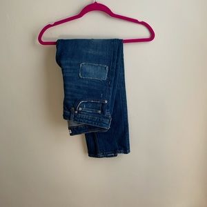 Zara patchwork jeans